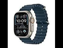 Apple Watch Ultra 2 49MM Natural Titanium Case With Navy Ocean Band